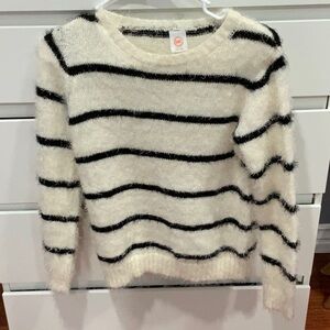 Selling kids L 10/12 stripped sweater for $10 from Wonder Nation